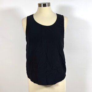 Grana Chinese Silk Classic Black Tank Top - Size Large
